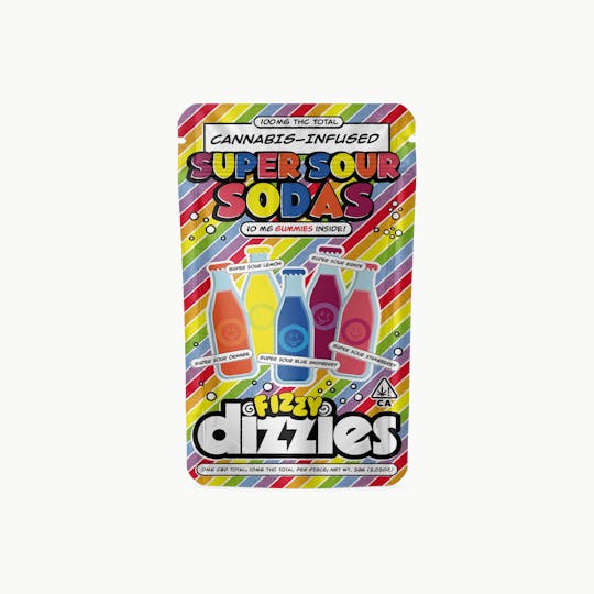 Dizzies - Dizzies Gummies Super Sour Sodas - 1