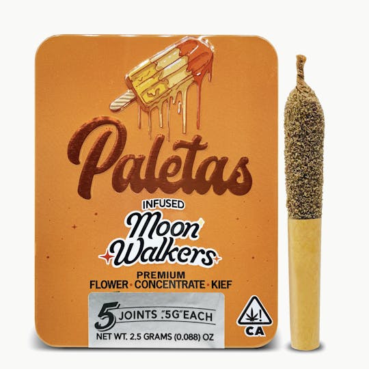Paletas - Paletas Maui Citrus Sativa Moon Walkers Infused Pre-rolls 5pk 2.5g - 1
