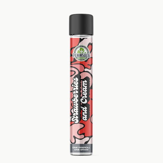 Peninsula Gardens - Strawberries & Cream Pre-Roll 1g - 1