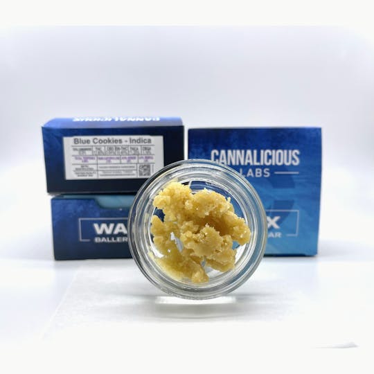 Cannalicious Labs - Blue Cookies Wax - 7.0g Baller Jar - 1