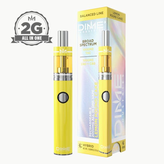 Dime Industries - Lemon Pound Cake Balanced Line 2G All In One Device - 1