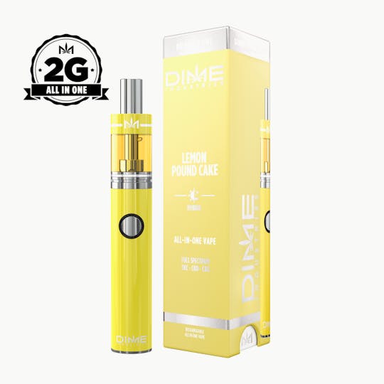 Dime Industries - Lemon Pound Cake Balanced Line 2G All In One Device - 1