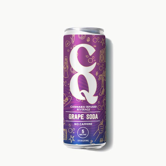 CQ Drinks - GRAPE SODA (No Caffeine) - 1