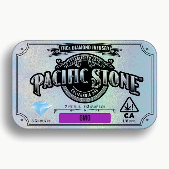 Pacific Stone - GMO Indica Infused Pre-Rolls 7pk (3.5g) - 1