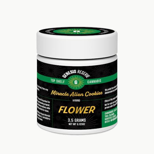 Genesis Farms - Miracle Alien Cookies - Genesis Reserve - Flower - 1