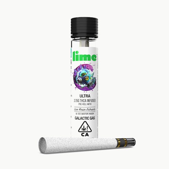 Lime - ULTRA 2.15g THCA Infused Pre-Roll (Single) | Galactic Gas - 1