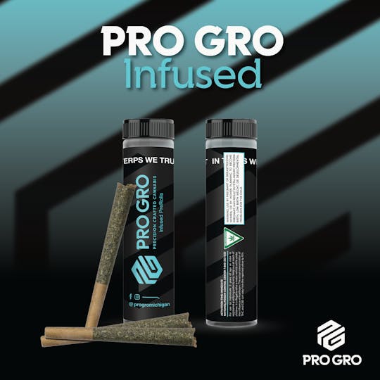 Pro Gro - Cherry Kush Mints Bubble Hash Infused Pre-Roll | 1g 3-Pack - 1