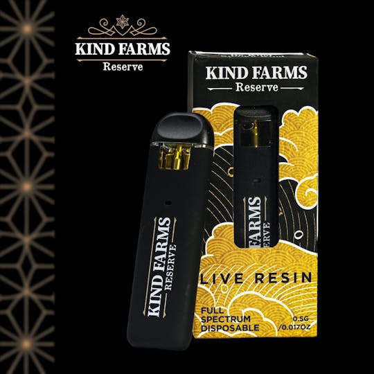 Kind Farms Reserve - K-Dynamite .5g Live Resin Disposable Vape - Kind Farms Reserve - 1