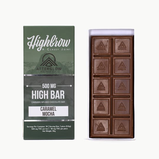 Highbrow - Highbrow/Afterglow Caramel Mocha High Bar 500mg - 1