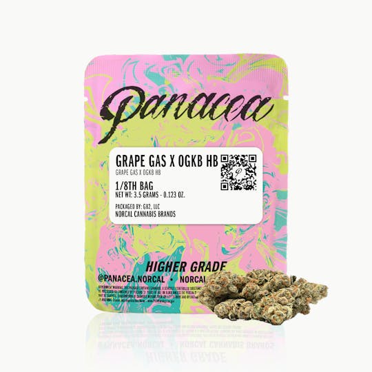 Panacea - Grape Gas x OGKB HB | Indoor Flower Bags | 3.5g - 1