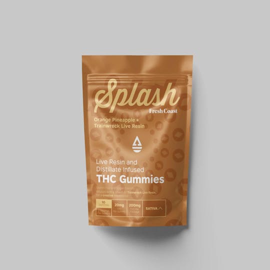 Fresh Coast - Orange Pineapple/Trainwreck | Splash THC Gummies 200mg | Sativa - 1