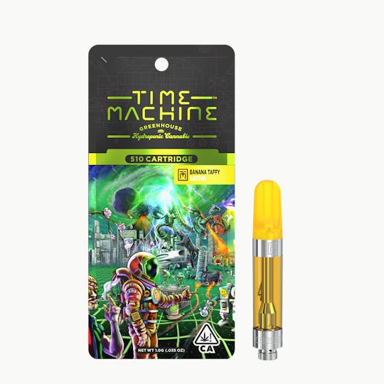 Time Machine - Banana Taffy Sativa Vape (1g) - 1