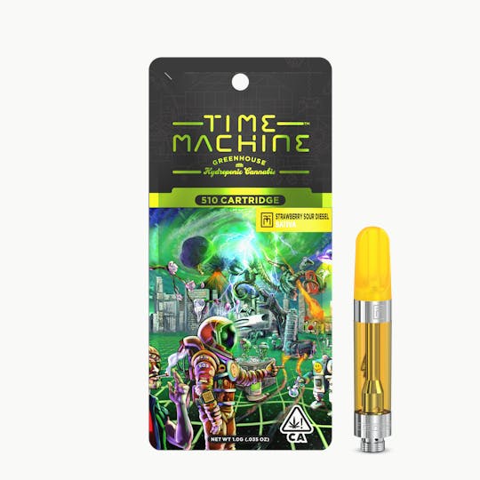 Time Machine - Strawberry Sour Diesel Vape (1g) - 1