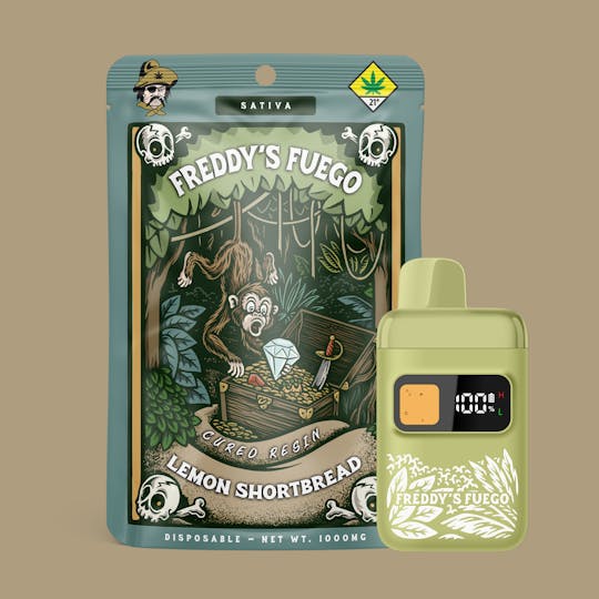 Freddy's Fuego - Lemon Shortbread - Cured Resin Disposable - 1