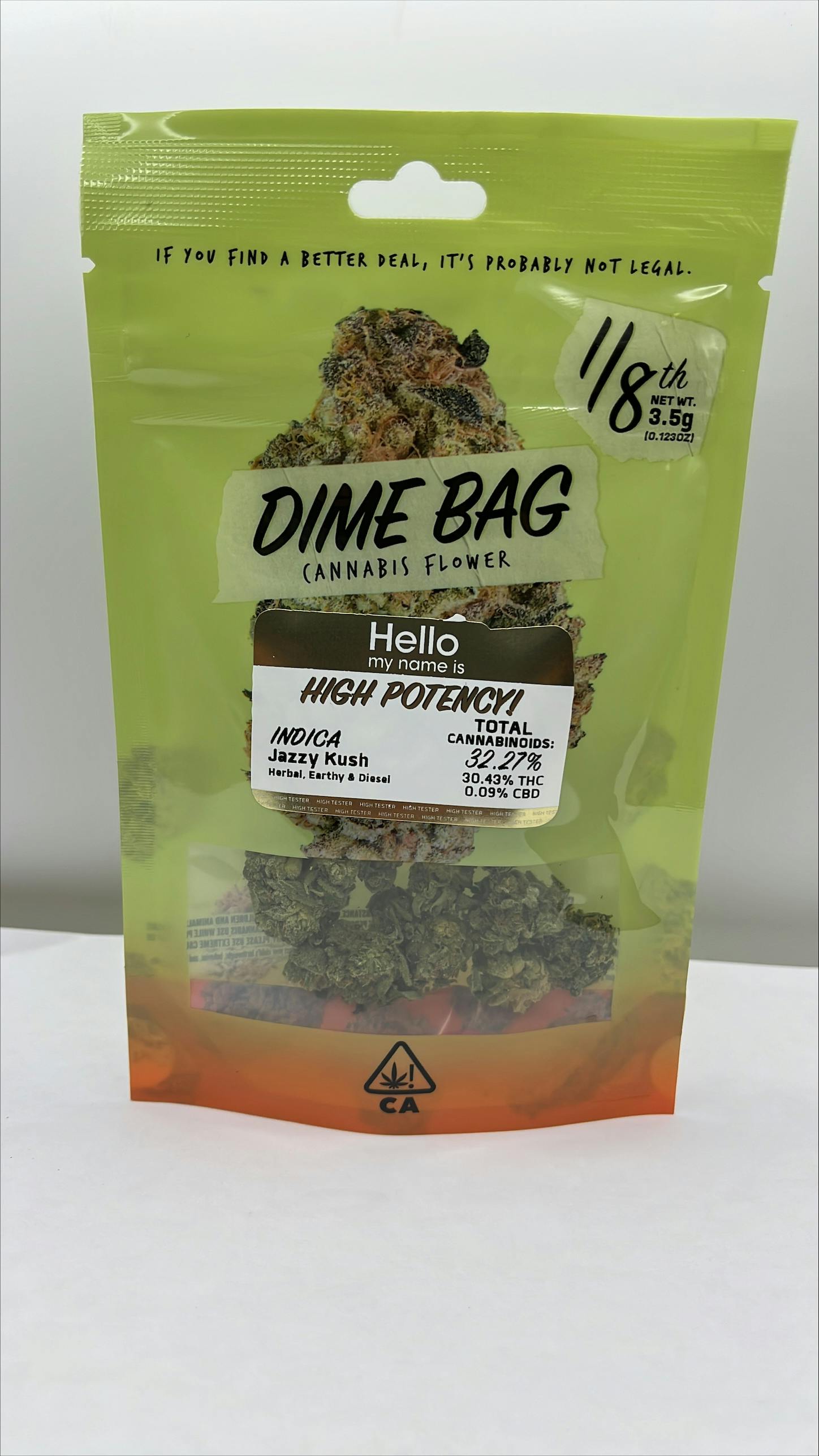 Dime Bag - Dime Bag | Jazzy Kush Indica (3.5g) - 1