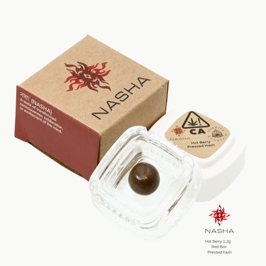 NASHA - Hot Berry 1.2g Red Pressed Hash - 1