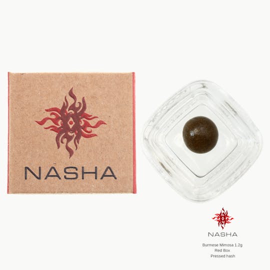 NASHA - Burmese Mimosa 1.2g Red Pressed Hash - 1
