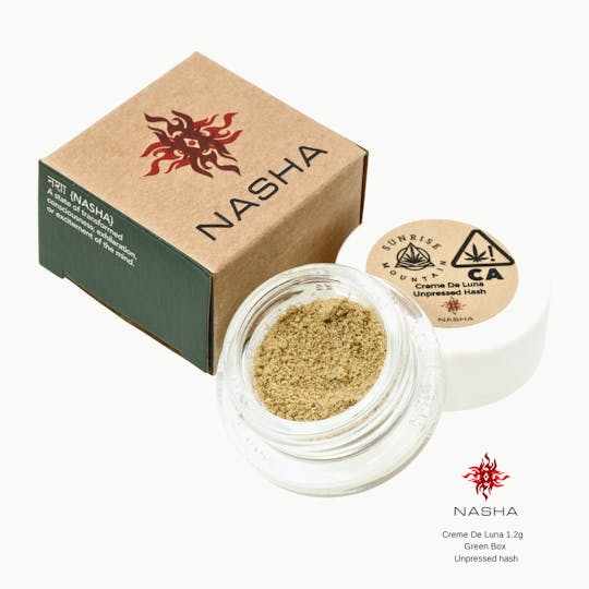NASHA - Creme de Luna 1.2g Green Unpressed Hash - 1