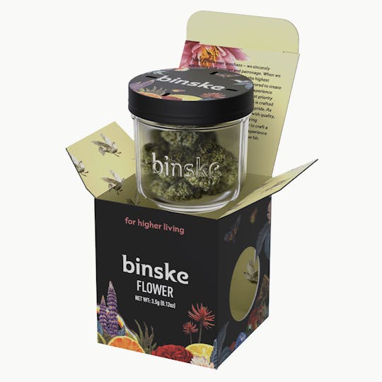 binske - Cool Mint Breeze 3.5g Flower Jar - 1