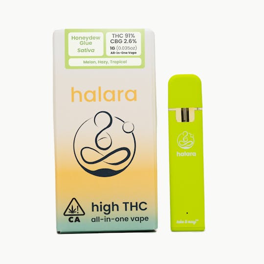 Halara - High THC All-in-One - Honeydew Glue 1G - 1