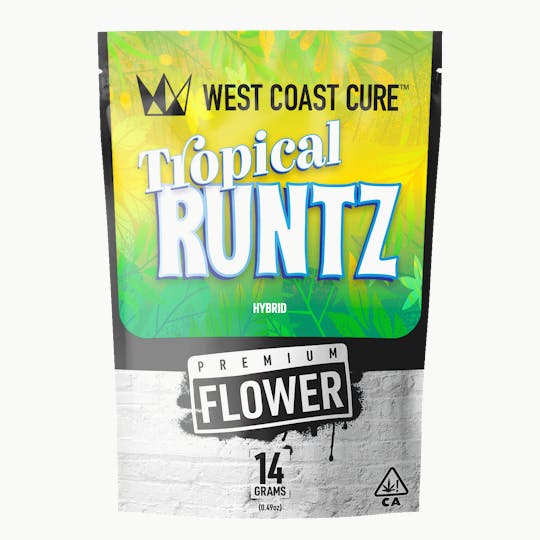 West Coast Cure - Tropical Runtz - 14G Premium Flower - 1