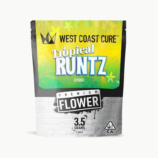 West Coast Cure - Tropical Runtz - 3.5G Premium Flower - 1