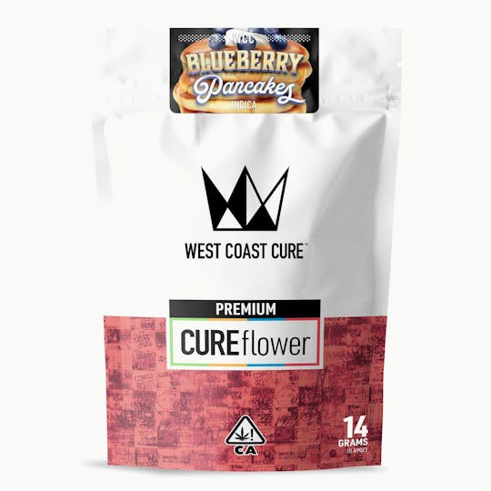 West Coast Cure - Blueberry Pancakes - 14G Premium Flower - 1