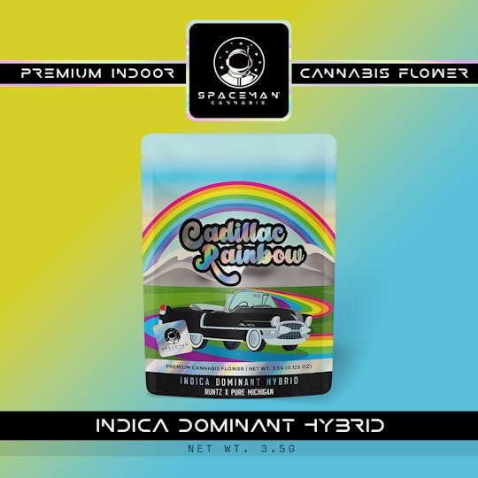 Spaceman Cannabis - Spaceman - 3.5g Flower - Cadillac Rainbow - 1