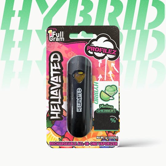 Hellavated - Melon Sherbert Profilez All In One 1g - 1