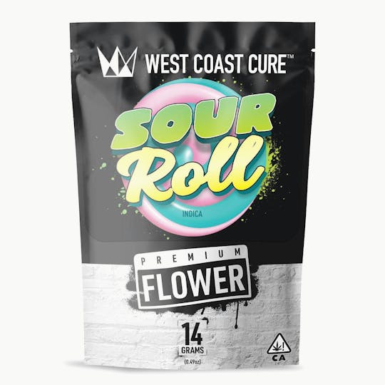 West Coast Cure - Sour Roll - 14G Premium Flower - 1