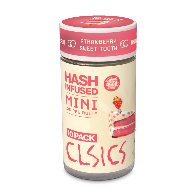 CLSICS - Sweet Tooth - Hash Infused Joints - 0.3g each - 10pk