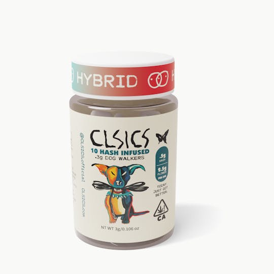 CLSICS Rosin & Rosin Infused Pre Rolls - Modified Grapes/Tropicana Cherry - 10Pk .3g Hash Infused Pre Rolls - 1