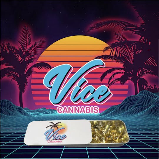 Vice Cannabis - Vice THC Hash Rosin Gel Capsules: 200mg (10mg ea) - 1