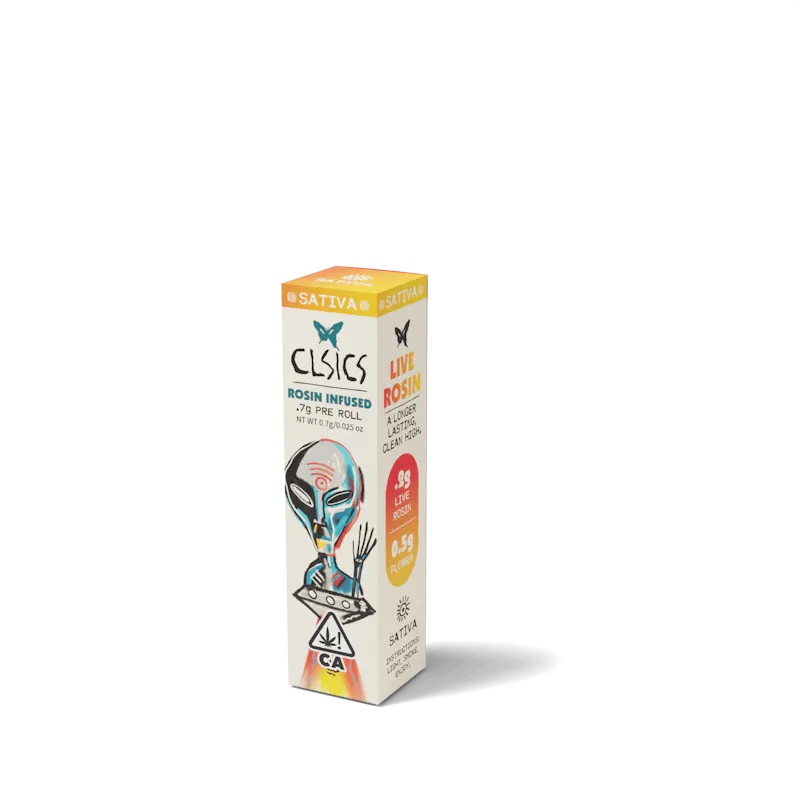 CLSICS - Tropicana Banana/Tropicana Cherry - Rosin Infused Joint - 0.7g pre-roll