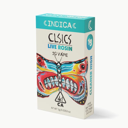 CLSICS Rosin & Rosin Infused Pre Rolls - Dark Side of the Berry - Live Rosin Vape Cartridge 1g - 1