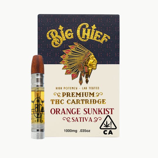Big Chief - ORANGE SUNKIST - 1G THC Cartridge - 1