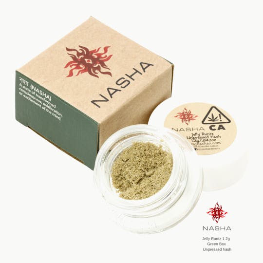 NASHA - Jelly Runtz 1.2g Green Unpressed Hash - 1