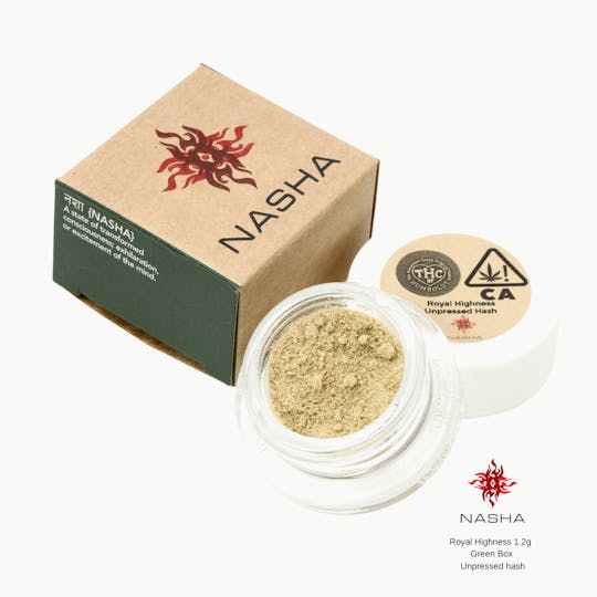 NASHA - Royal Highness 1.2g Green Unpressed Hash - 1