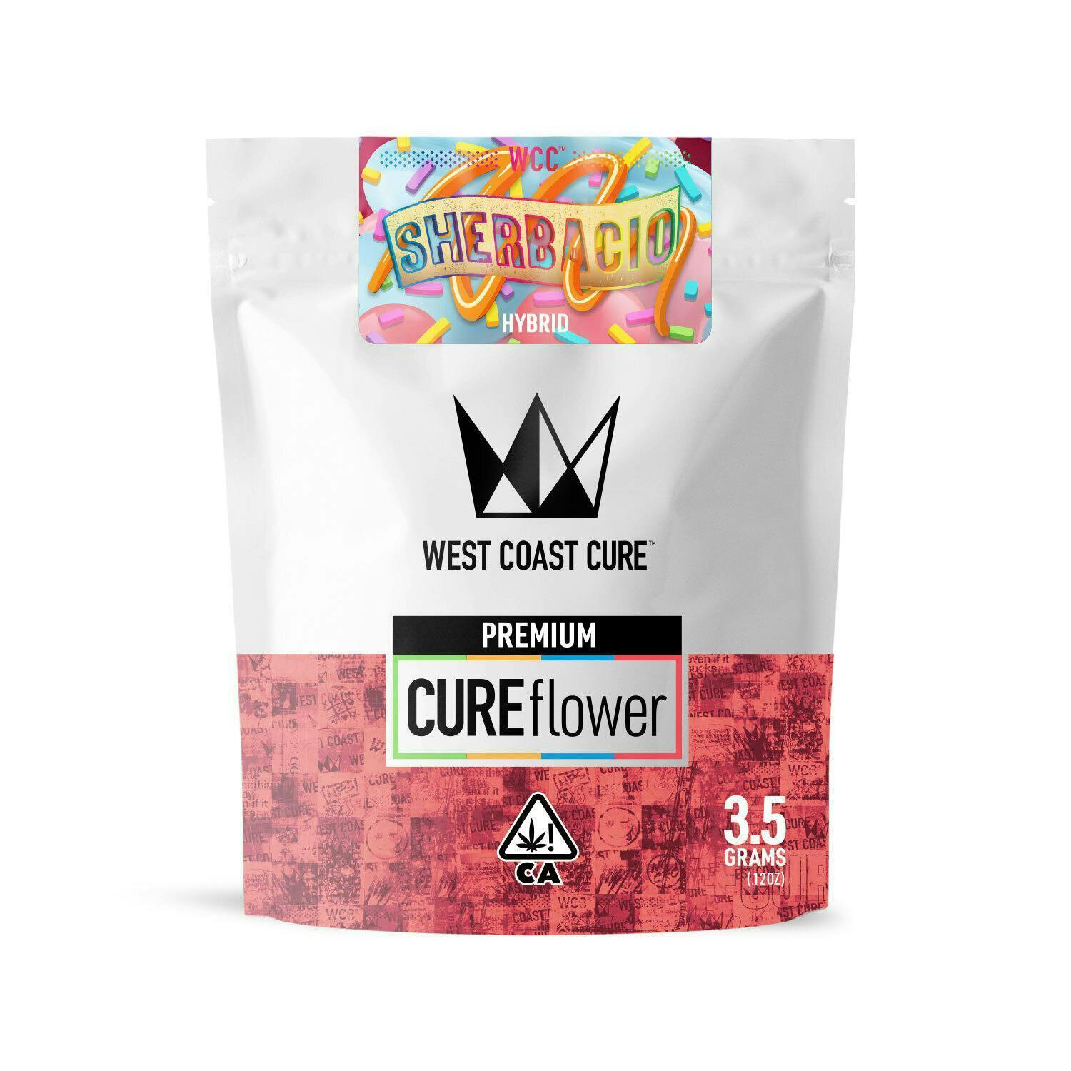 West Coast Cure - Sherbacio - 3.5G Premium Flower - 1