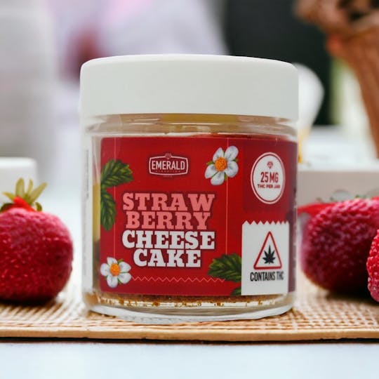 Emerald Elevation Cannabis Co - 25mg RSO Mini Strawberry Cheesecake - 1