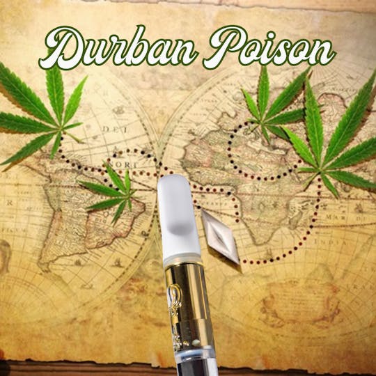 BeWell Organic Medicine - Durban Poison 1g Distillate Cartridge - 1