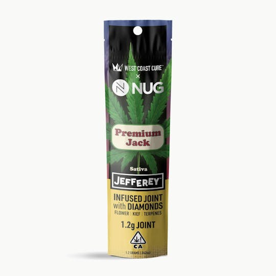 West Coast Cure - Premium Jack - 1.2g Jefferey Infused Joint Single - WCC x NUG - 1