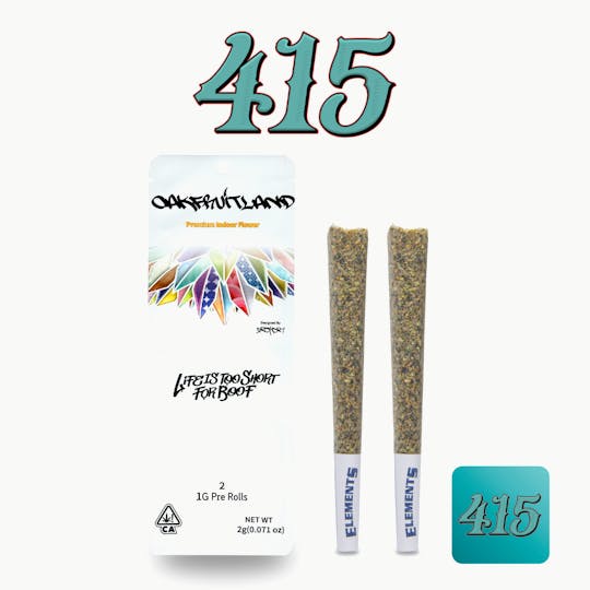 Oakfruitland (OFL) - 415 Pre Roll 2g - Dual Pack Series - 1