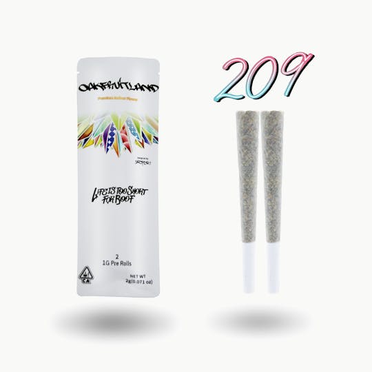 Oakfruitland (OFL) - 209 Pre Roll 2g - Dual Pack Series - 1