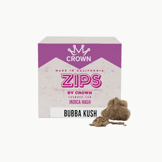 Crown Genetics - Zips Bubba Kush Hash - 1
