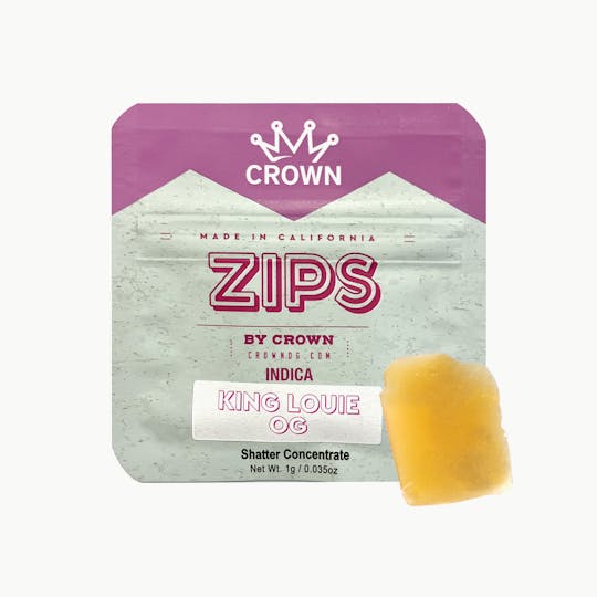 Crown Genetics - Zips King Louie OG Shatter - 1