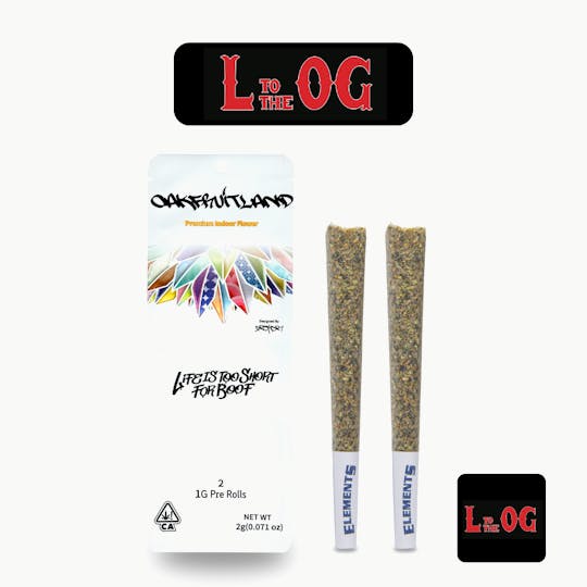 Oakfruitland (OFL) - L to the OG Pre Roll 2g - Dual Pack Series - 1