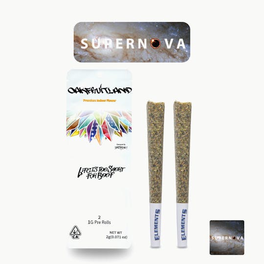 Oakfruitland (OFL) - Supernova Pre Roll 2g - Dual Pack Series - 1