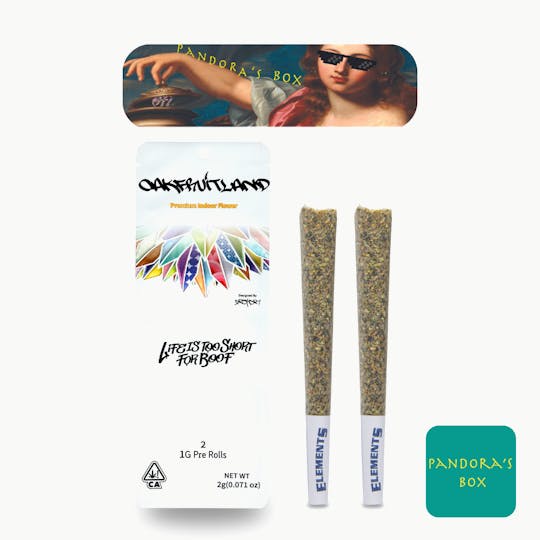 Oakfruitland (OFL) - Pandora's Box Pre Roll 2g - Dual Pack Series - 1