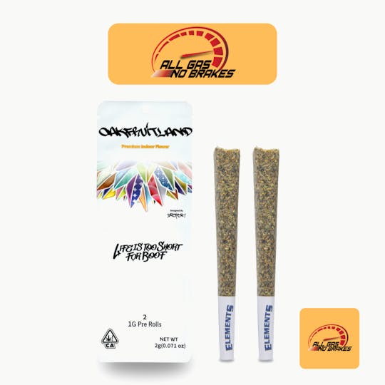 Oakfruitland (OFL) - All Gas No Brakes Pre Roll 2g - Dual Pack Series - 1